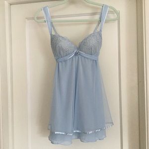 Beautiful Light Blue Babydoll Nightgown